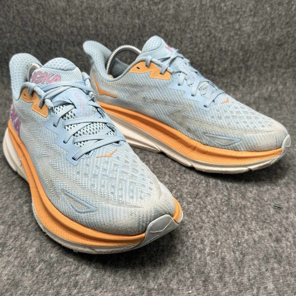 Hoka One One Clifton 9 Women's Size 9EE Running Shoes Blue